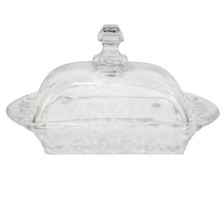 Maselniczka szklana Karo 17x11,5x9cm